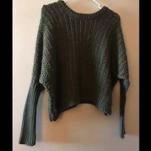Dark green sweater